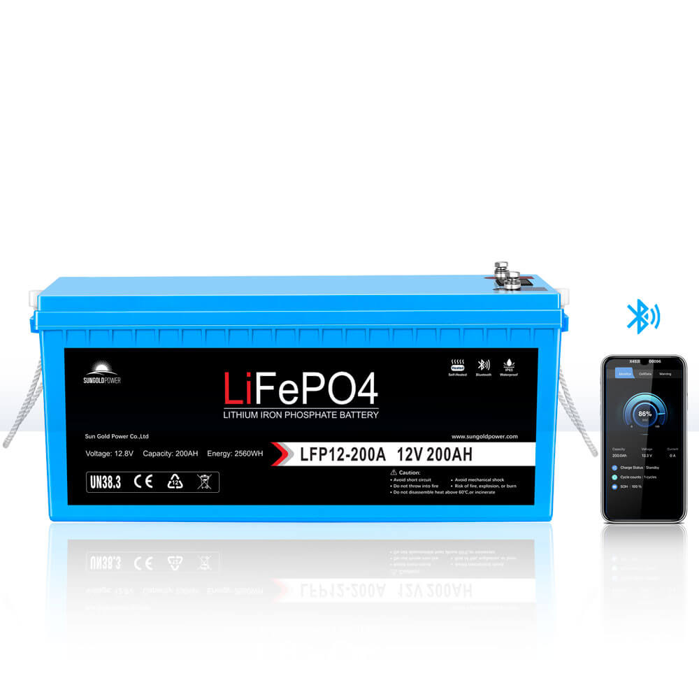 12V 200Ah LiFePO4 Battery